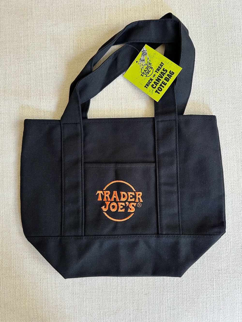 Trader Joe’s Mini Canvas Tote - Black